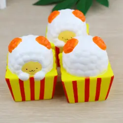 20 штук Редкие squishy красочные попкорн овец 11 см * 8,5 см замедлить рост Моделирование игрушки (дешевые squishies Оптовая)