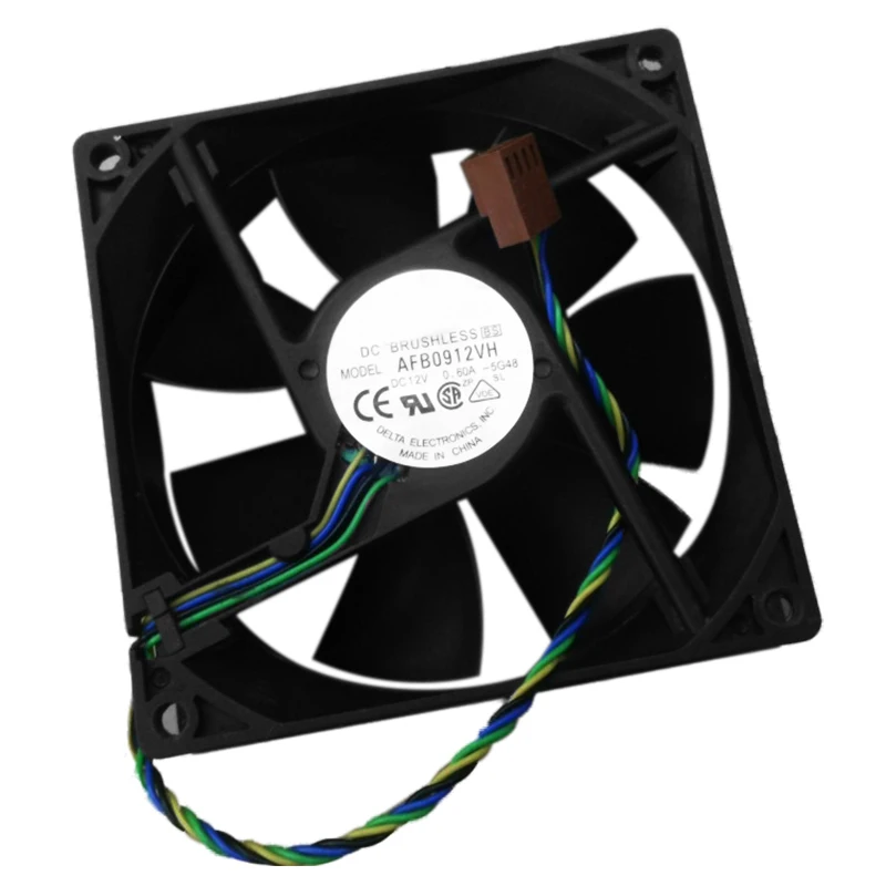 90*90*25 мм DC 12V 0.60A 4-контактный компьютер cpu охлаждающий вентилятор