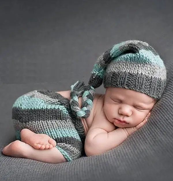 0 3 Newborn Baby Handmade Beanies Costume Knitted Crochet Newborn