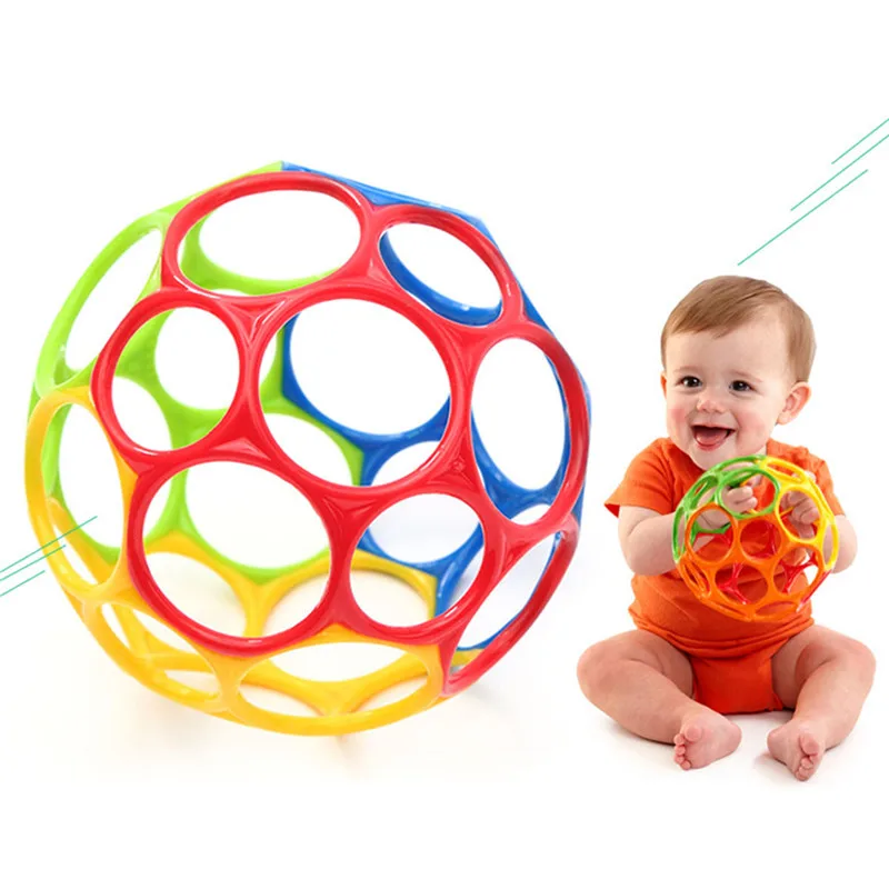spesifikasi 11 cm Sentuh Bite Tangan Tertangkap Oball Bola Untuk Bayi Belajar Menggenggam Anak Hadiah Lembut Berwarna warni Bola Mainan