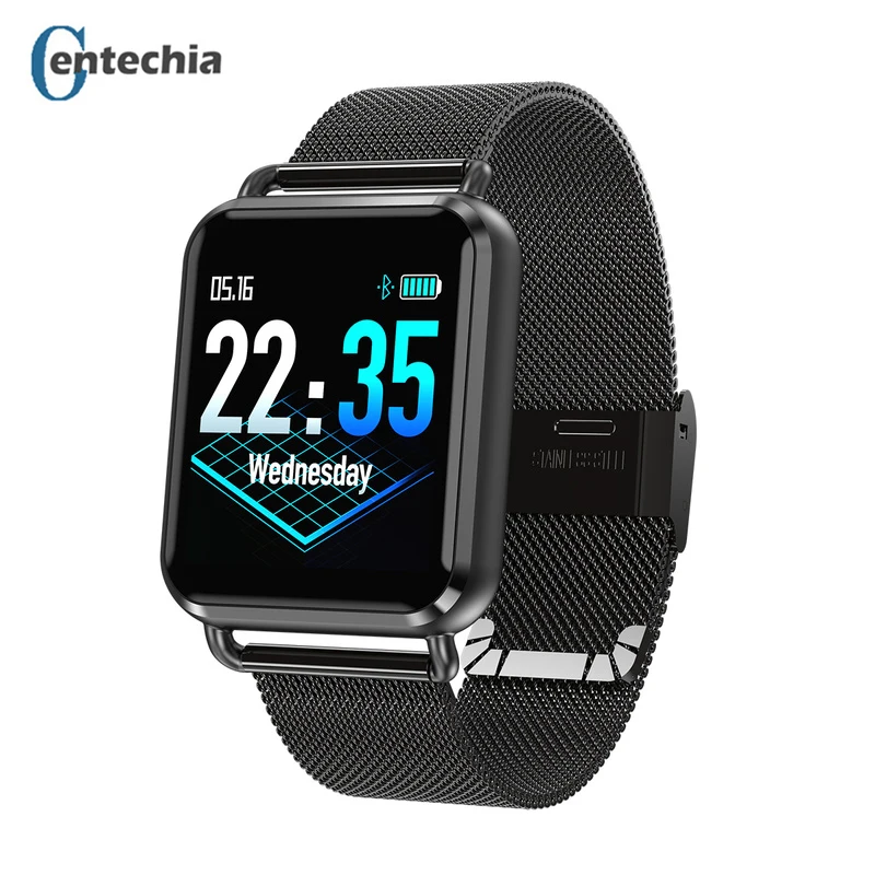 

Smart Watch men Sport Fitness tracker pedometer wristwatch Heart Rate Blood Pressure Monitor smartwatch with Steel/Silicone band