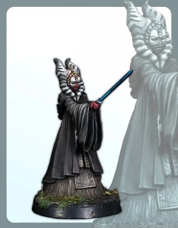 

Classic 30MM Star Wars SHAAK TI Miniatures Unpainted Figure Resin Model Kit Free Shipping