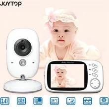JOYTOP VB603 3,2 дюймов ЖК-видео детский монитор с двухсторонним разговором ночного видения температура няня камера наблюдения