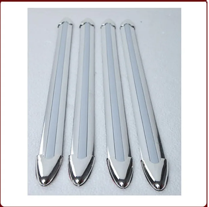 

4pcs/lot Car crash strip Bumper crash accessories silver for LADA Priora Sedan sport Kalina Granta Vesta Niva Largus Vaz Samara