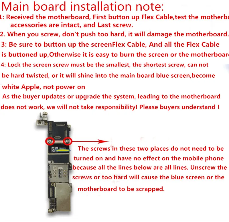  100% Original Motherboard for the Apple iPhone 5s 32gb100% working and unlocked Logicboard +gift