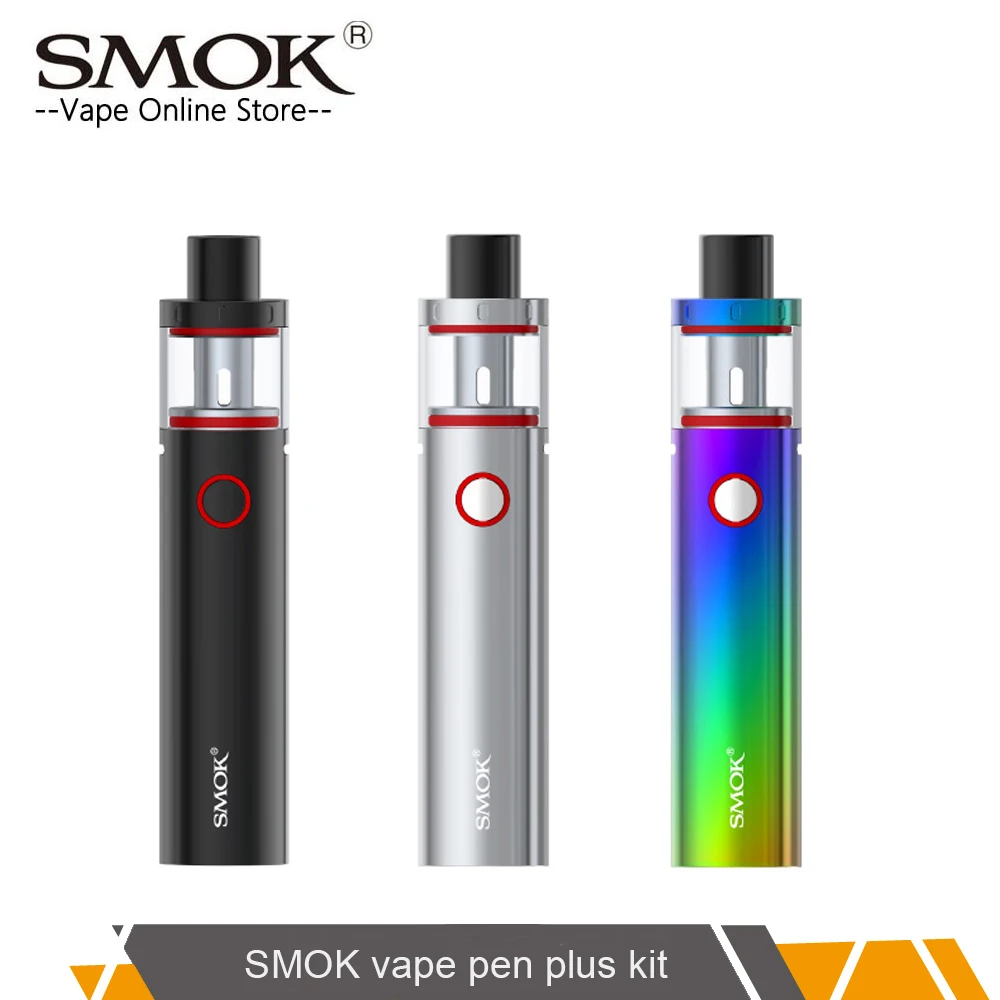 Original Smok Vape Pen Plus Kit with 4ml Tank and 3000mah Built-in Battery Electronic Cigarette Vaporizer vape pen kit Original Smok Vape Pen Plus Kit with 4ml Tank and 3000mah Built-in Battery Electronic Cigarette Vaporizer vape pen kit