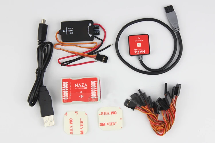 

Original DJI Naza M Lite Multi Flight Controller w/ PMU Power Module & LED &Cables (GPS Not Included)