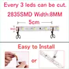 DC 12V 5M LED Strip Light Tape Flexible Diode Ribbon SMD 2835 RGB 24Key adapter Power Remote Waterproof Lighting 1M 2M 3M Decora ► Photo 2/5