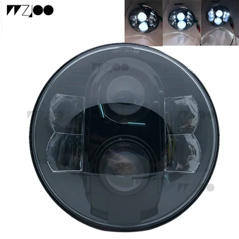 

7inch Round Led Headlight High Low Beam Light Halo Angle Eyes DRL Headlamp For Jeep Wrangler Off Road 4x4 Motorcycle