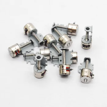 

20pcs 2 Phase 4 wire DC Micro stepper motor with Screw DC 3V D6mm*H6mm for camera or Small digital products