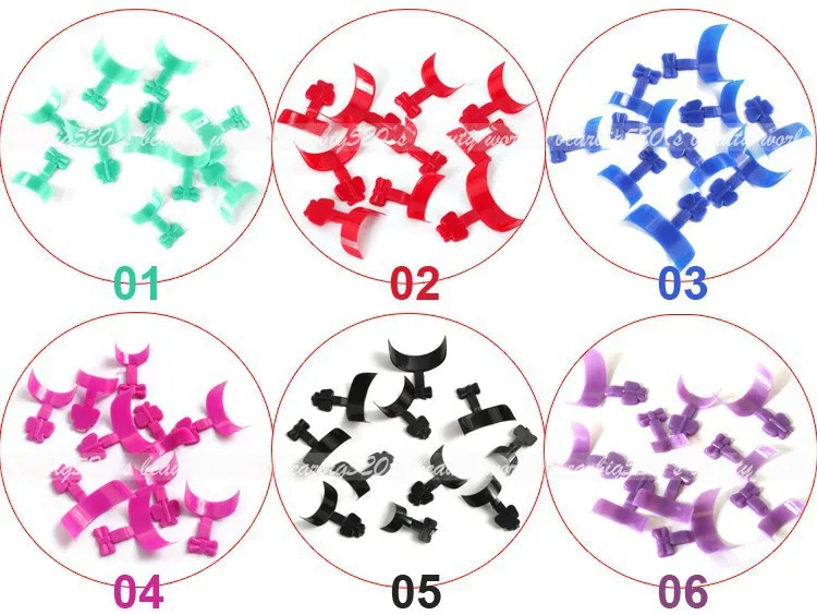 100 шт./лот 3D Короткие Модные Акриловые французские накладные кончики для ногтей, украшенные разными цветами на выбор, 10 размеры, дизайн ногтей