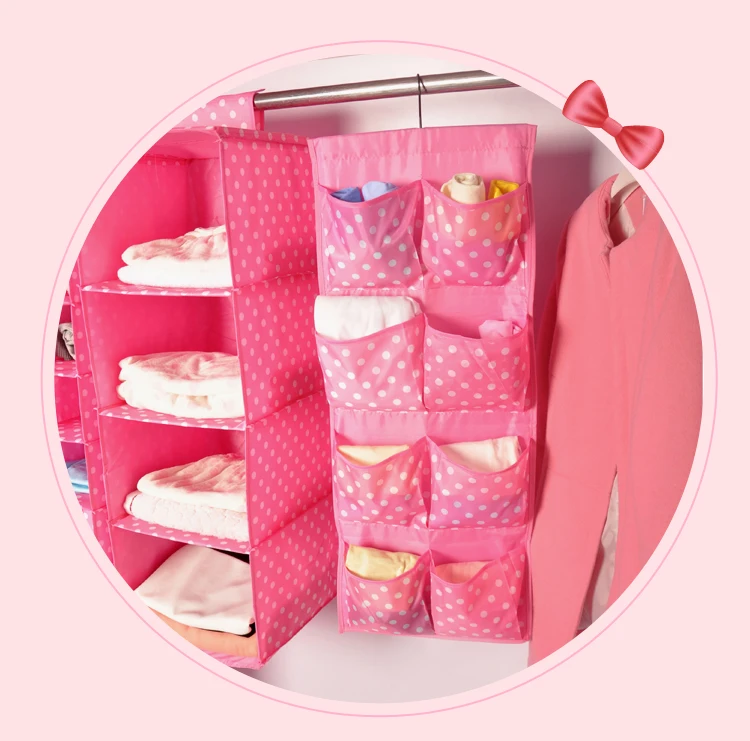 5 colour oxford Fabric Wall Wardrobe Hanging Storage Bag For Organizer Sundry Storage Pocket For Decoration Bathroom Living Room (14)