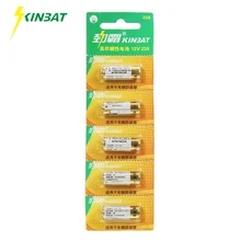 

KINBAT 5pcs/card 12V 23A Alkaline Battery A23 E23A MN21 MS21 V23GA L1028 GP23A Super Alkaline Dry Battery For Doorbell Alarm