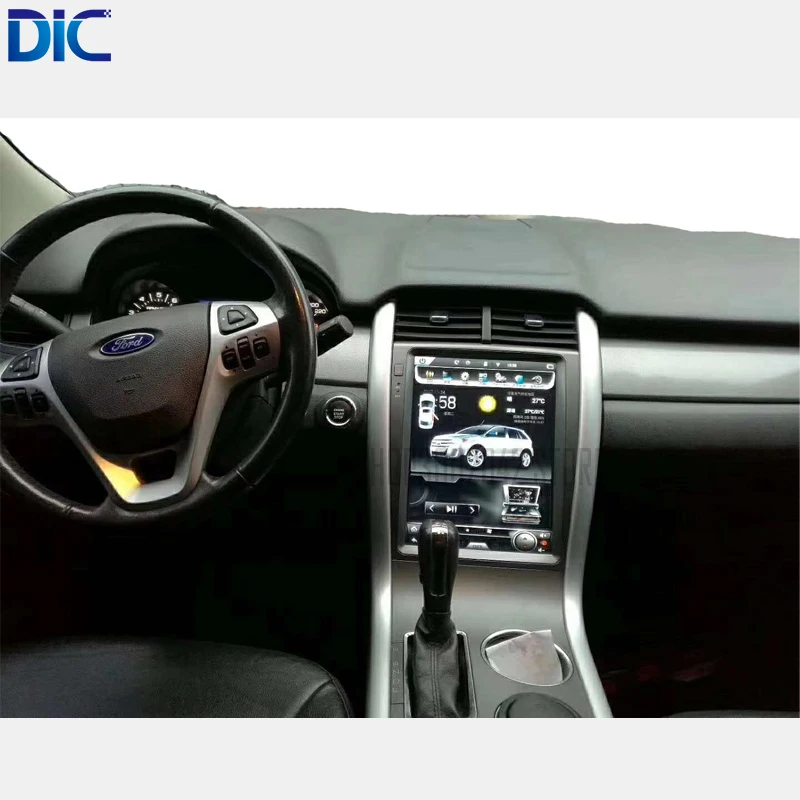 DLC Android 7.1 system vertical GPS navigation audio bluetooth car 12.1 inch RAM2G multimedia player For Ford Edge 2009-2018 