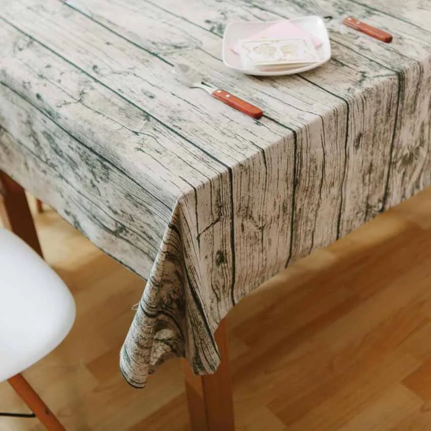 

Wood Grain Cushion Cover Placemat Coffee Table Cup Mats Table Runner Table Cloth Cover Photography Background Cloth Tafelkleden