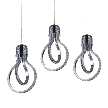 

Modern Fashion sliver crystal decorative led hanging Chandelier
