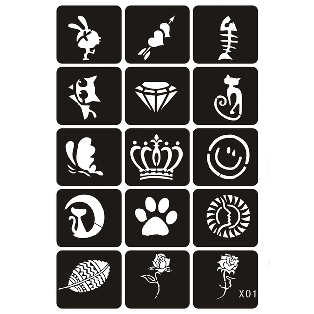 flower stencils for kids