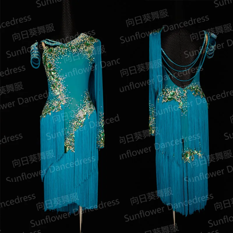 

NEW Rumba Jive Chacha Latin Dance Dress,tango salsa samba dance dress, latin dance wear ,dress latina,Sunflower Dance Dress