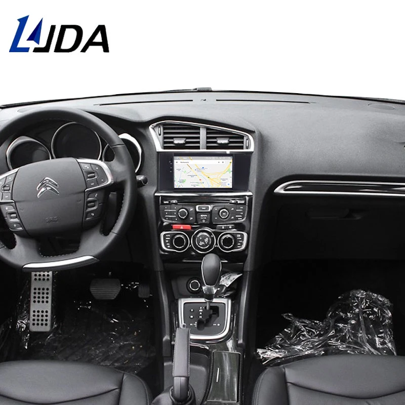 LJDA Android 9,0 автомобильный dvd-плеер для Citroen C4 C4L DS4 1 Din автомагнитола 4G+ 64G gps Навигация Аудио wifi Мультимедиа Стерео Canbus