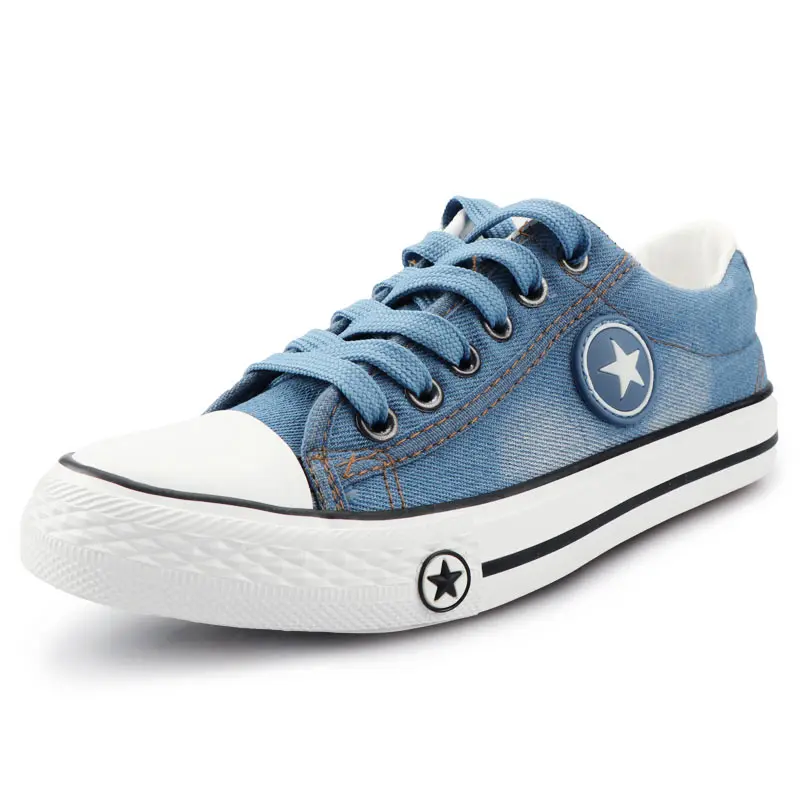 light blue 1 Вулканизированная обувь; джинсовые кроссовки для женщин; Basket Femme; парусиновая обувь; нескользящие кроссовки для женщин; женские теннисные кроссовки; feminino zapatos mujer - Цвет: light blue 1