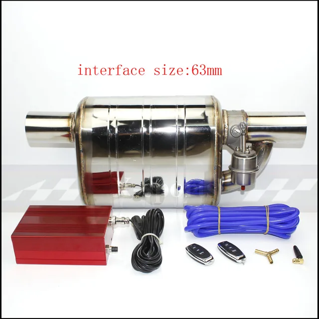 Car Valve Exhaust Pipe Vacuum Pump Variable Mufflers Stainless Steel