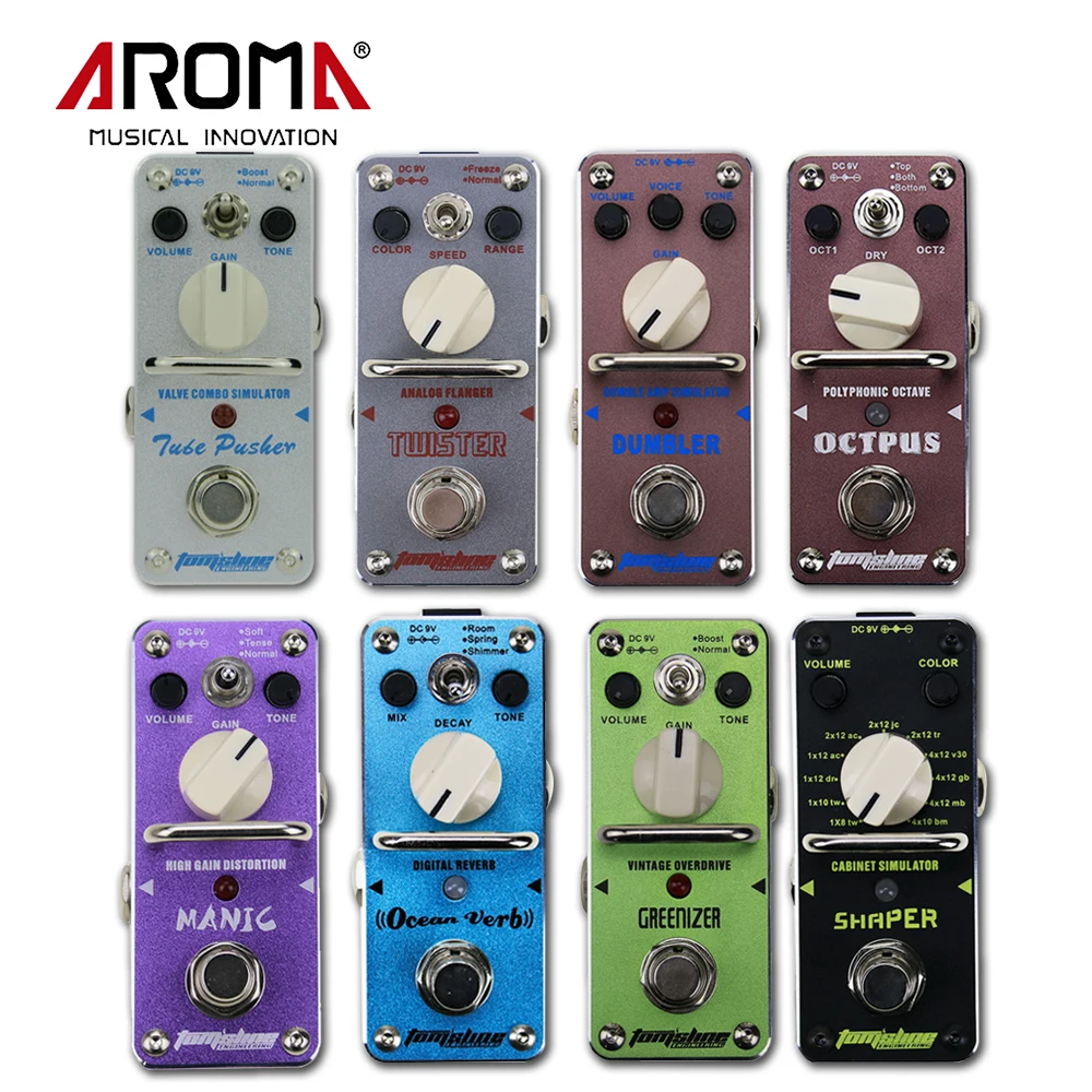 Aroma Portable Electric Power Supply and Guitar Effect Pedal,Octpus