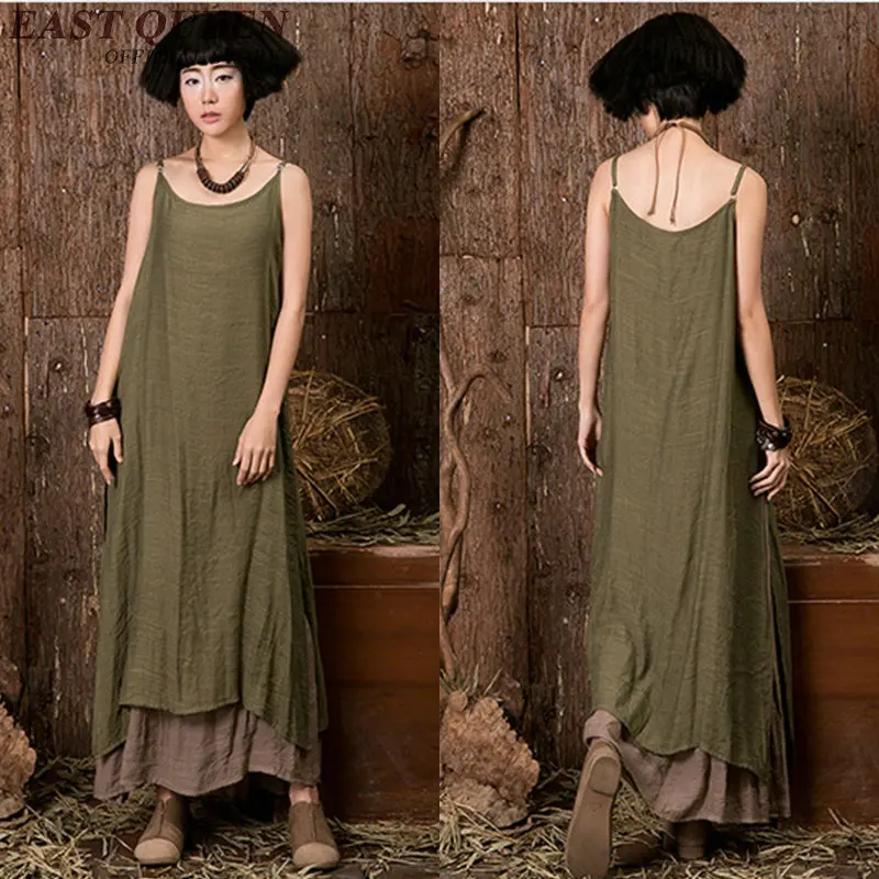 Женские модные летние льняные платья 2018 летняя льняная одежда женское