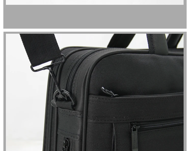 2019 брендовый деловой мужской портфель 15,6 дюймов Сумка для ноутбука Повседневная сумка через плечо для мужчин модная офисная сумка