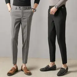 Приток мужские повседневные полосатые штаны Новинка осени Молодежный тренд корейской версии Тонкий ноги мужская мода Бесплатная Штаны