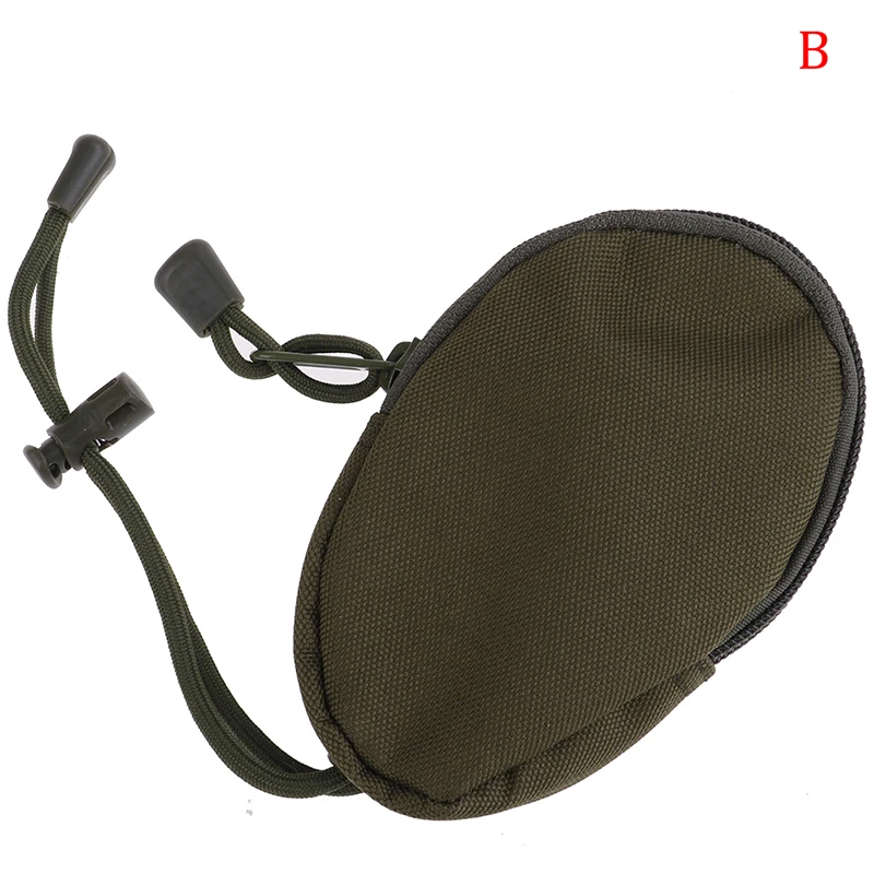 1 шт. мини EDC ключ кошельки Держатель для мужчин портмоне сумка Военная армейская сумка маленький карманный брелок на молнии чехол для двери - Цвет: B