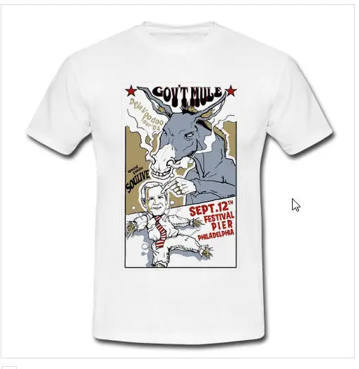 Госуд мул-Deja Вуду Футболка Sz: S-M-L-XL-2XL белая футболка с круглым вырезом Модные