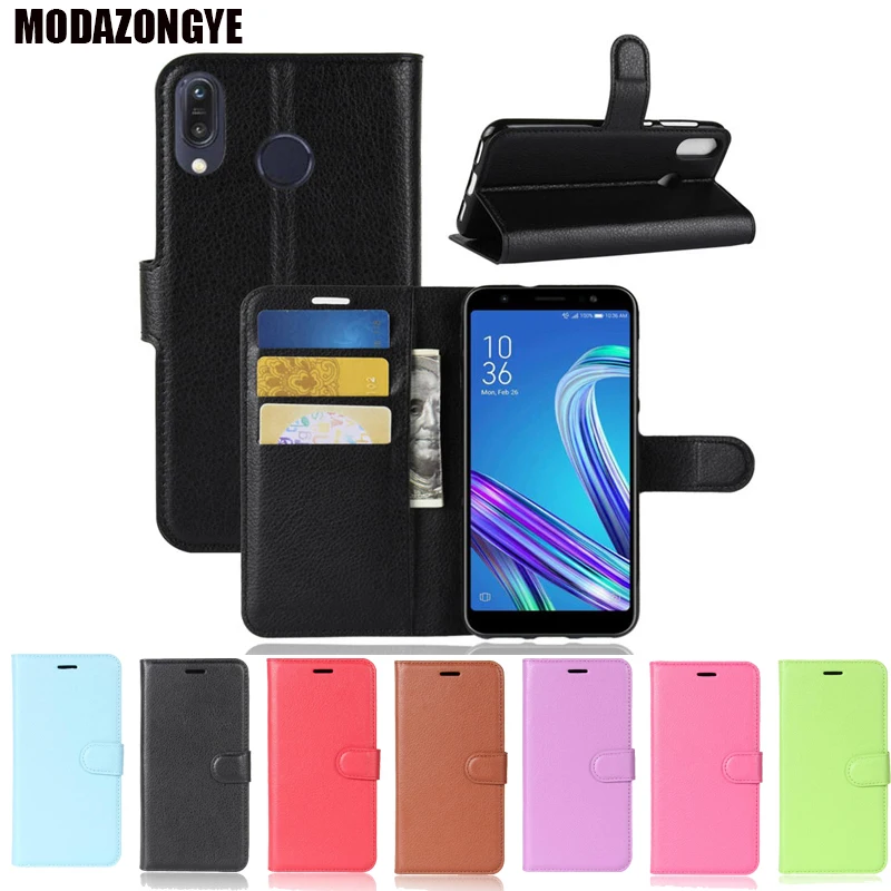 Чехол для Asus Zenfone Max Pro M1 ZB602KL задняя крышка из искусственной кожи чехол телефона ZB