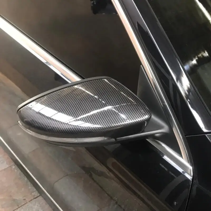 2 шт./компл. для Volkswagen VW Passat 2011- полная замена углеродного волокна вид автомобиля боковое зеркало крышки боковые крышки