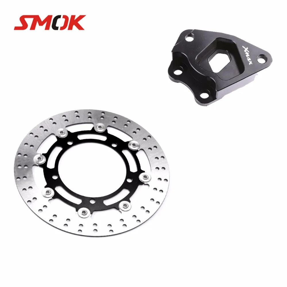

SMOK 300mm Motorcycle Floating Front Brake Disc Rotor Caliper Adaptor Mounting Bracket For Yamaha Xmax X MAX 300 2017 2018