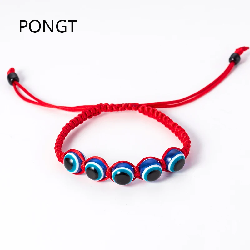 

2017 Hot Hand made red string evil eye bracelets Kabbalah Blue evil eye Good Lucky bracelet Unisex Man Women fashion jewelry