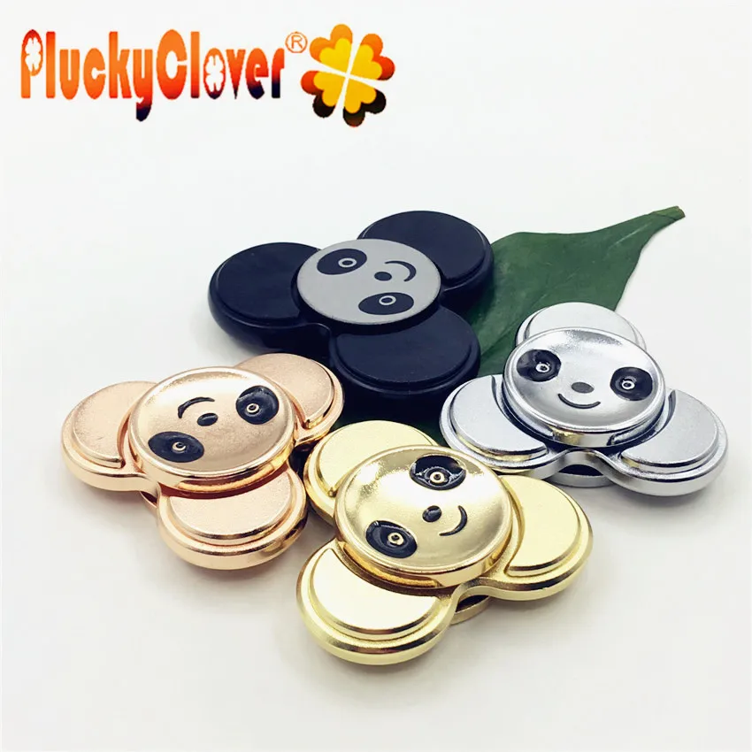

1 pc Metal Kung Fu Panda Fidget Spinners Triangle EDC Hand Spinner Toys Cute Figet Tri-Spiner For Reduce Stress ADHD Kids Adults