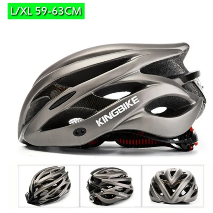 KINGBIKE велосипедный шлем для женщин и мужчин велосипедный шлем дорожный горный с задним светильник MTB велосипедный шлем красный синий титан Casco Ciclismo - Цвет: J-629-Titanium