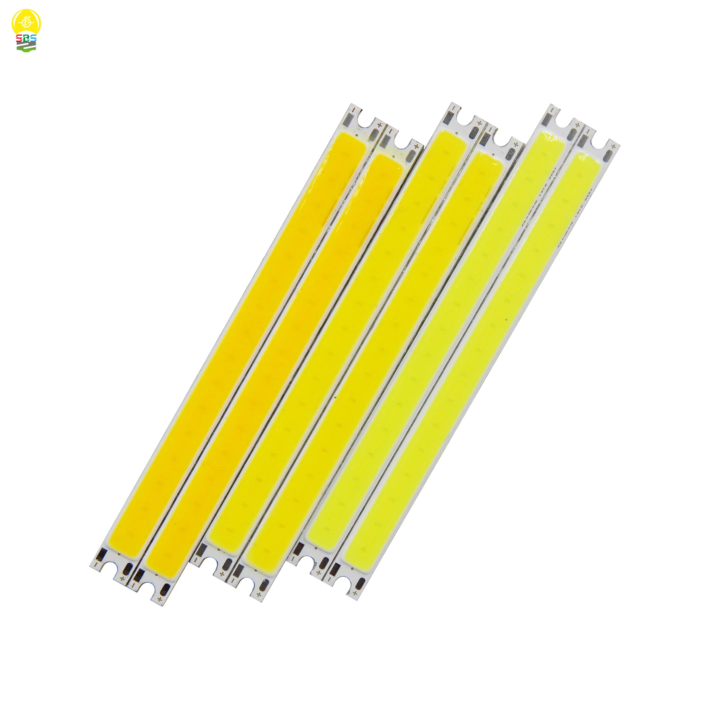 포장 DC 12V 100x8mm 5w COB LED 바 스트립 광원 라이너, LED COB 차가운 자연 따뜻한 흰색, DIY 램프용, 1 개 5 개 10 개