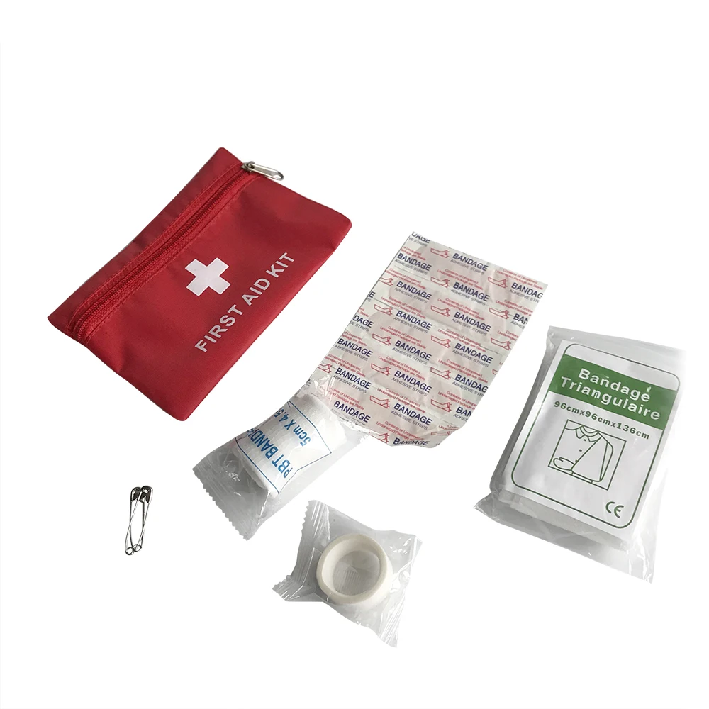 

Mini Safe Travel First Aid Kit Medical Bag Emergency Kit Treatment Pack Set for Home Outdoors Camping Hiking Survival Aid Set