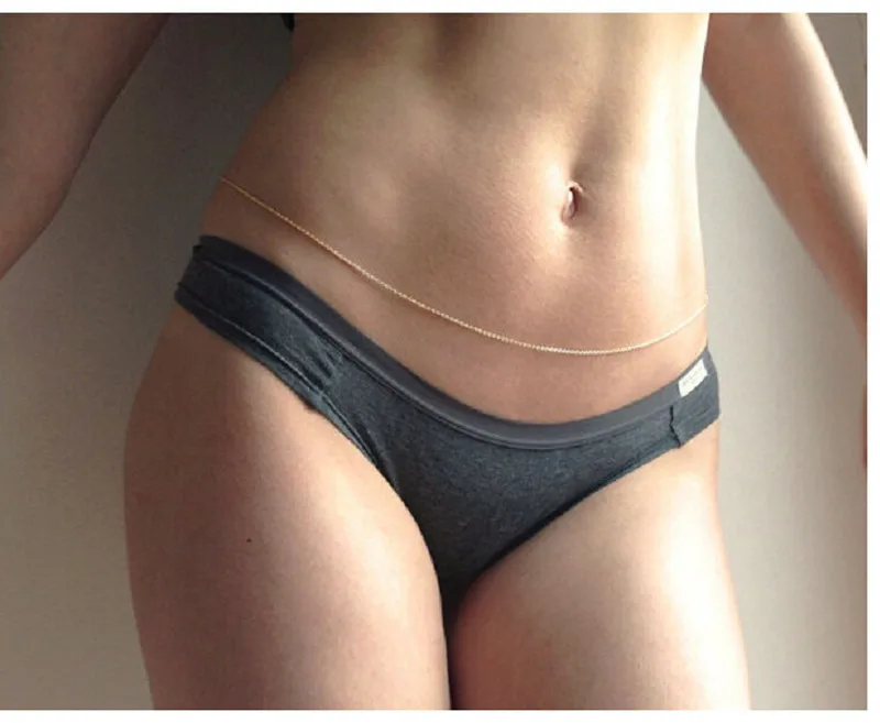 80 cm Summer Women Belly Chains Vintage Women Body Jewelry Sexy fashion Link Chains Alloy