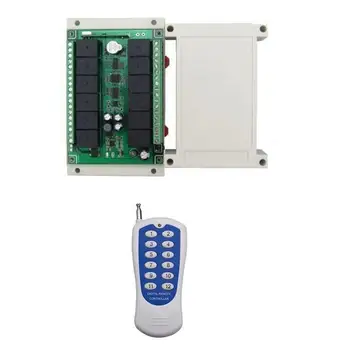 

Universal DC12V 12 CH 12CH RF Wireless Remote Control Switch System,315/433MHz Transmitter Receiver for garage door gate