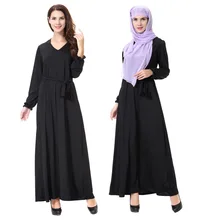 Исламская Абая платья Для женщин арабских Дамы Кафтан Малайзии Абаи s Дубай турецкие дамы Костюмы Для женщин мусульманские платья