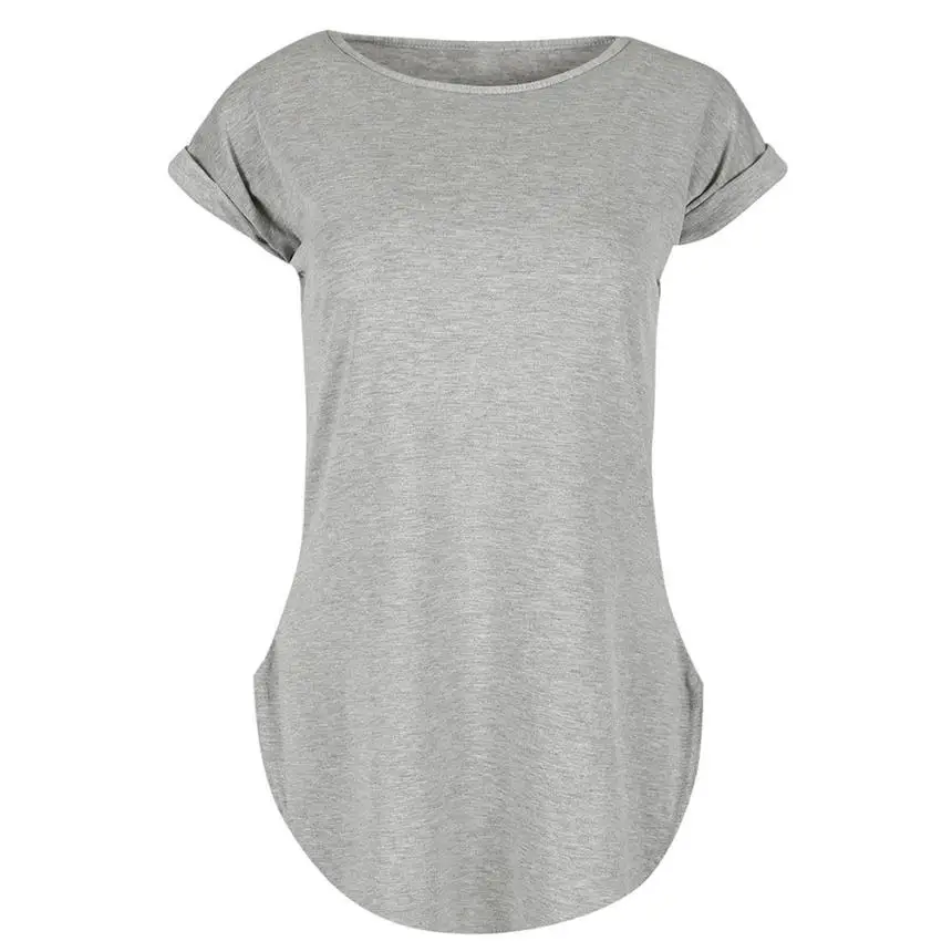

feitong t-shirt women 2018 t-shirt women summer o-neck solid t-shirt women casual tee shirt t-shirt short sleeve fashion