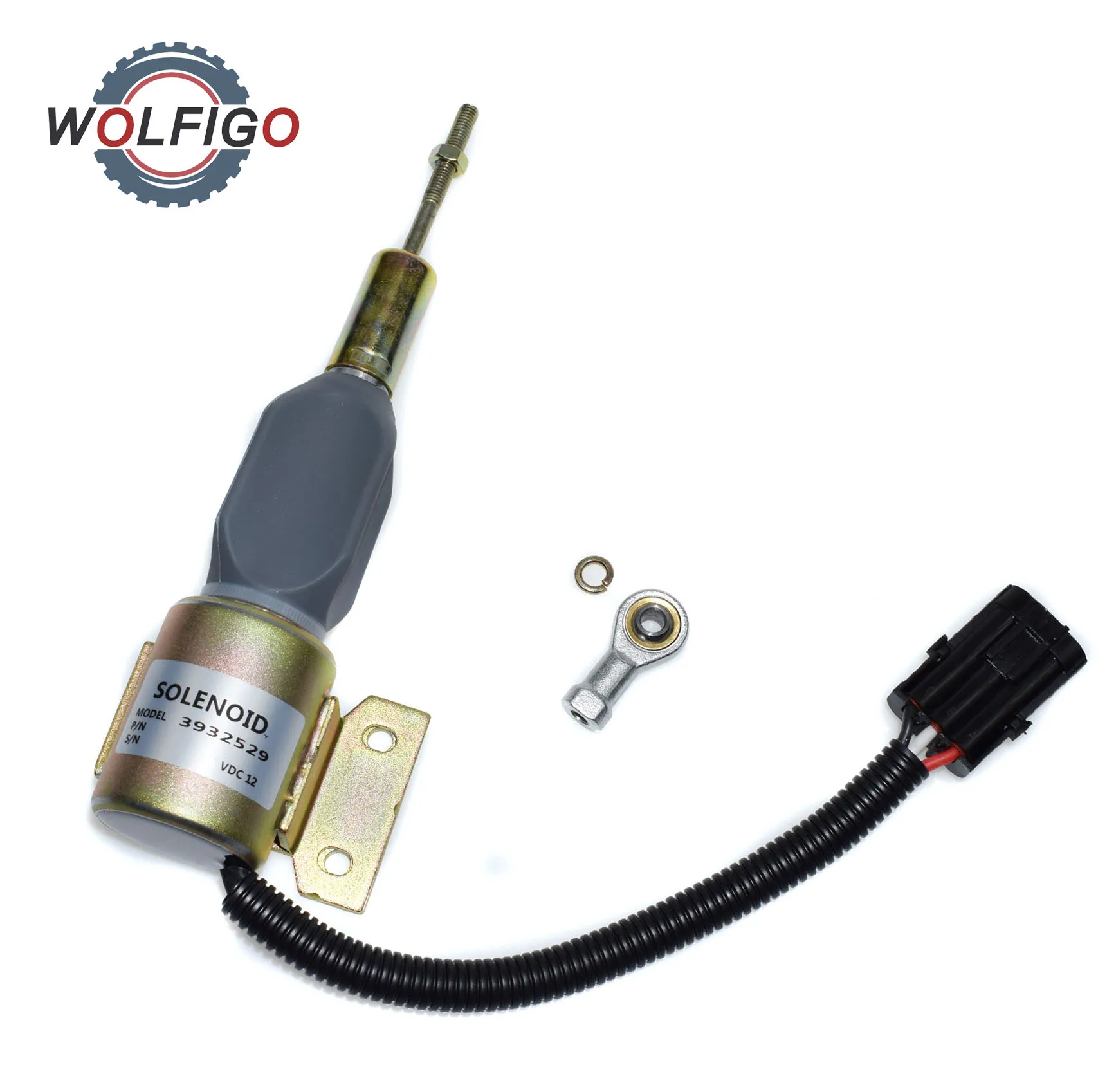 WOLFIGO отключение топлива электромагнитный клапан 12 В для Cummins двигатель SA 4756 3932529