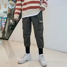 Мужские брюки уличная карманы Твердые Joogers брюки спортивные мужские брюки комбинезоны