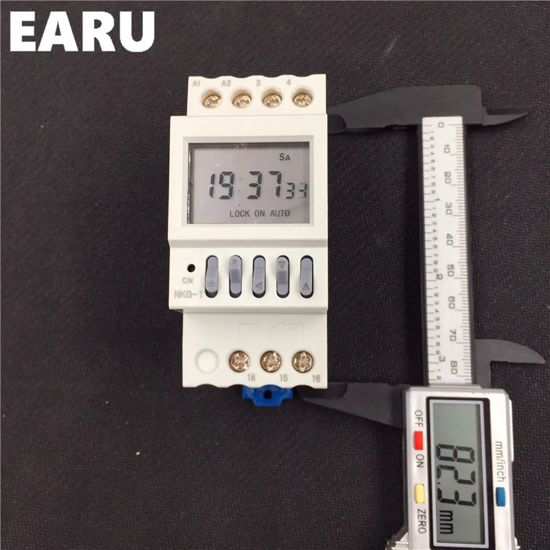 NKG-5 NKG5 двухканальный выход Цифровое реле времени с микрокомпьютером реле таймера уличного фонаря контроллер месяц год задержка цикла