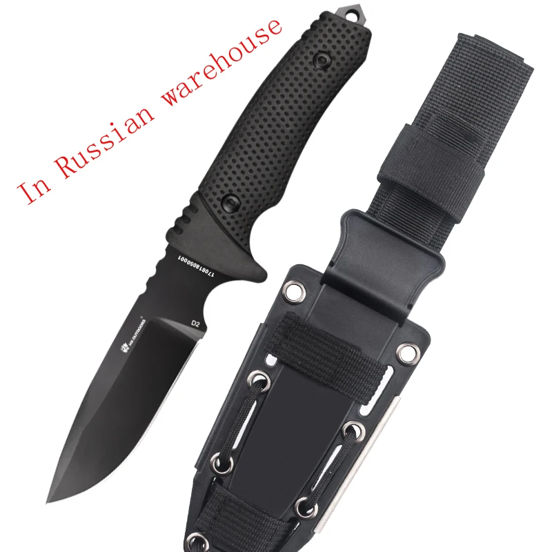 HX OUTDOORS 58-60 HRC D2 شفرة متقدمة المطاط مقبض الصيد الثابتة سكين في الهواء الطلق التخييم التكتيكية فائدة السكاكين بقاء hardn HX OUTDOORS 58-60 HRC D2 شفرة متقدمة المطاط مقبض الصيد الثابتة سكين في الهواء الطلق التخييم التكتيكية فائدة السكاكين بقاء hardn
