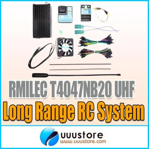 120KM Long Range RMILEC T4047NB20 NB20 20 Channel 5W 433Mhz UHF System w Receiver for JR