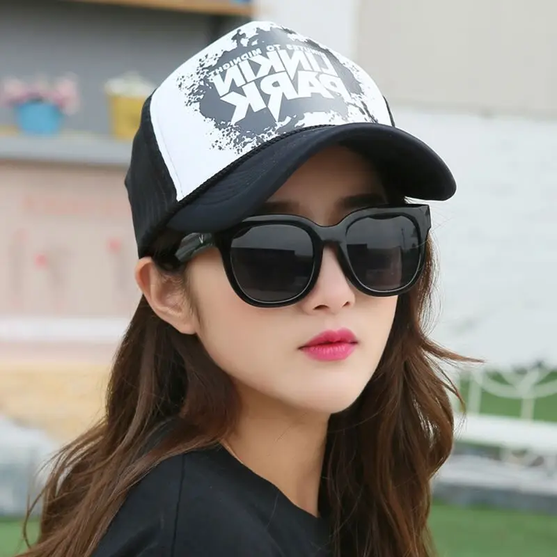 

Casual Unisex Skull mesh Baseball Cap Summer Casquette Snapback Gorras Planas Trucker Cap Men Fitted Hats