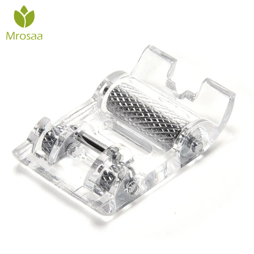 

Mrosaa Low Shank Leather Roller Presser Foot Replacement For Brother Singer Sewing Machine Tools Accessory Leather Press Feet